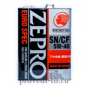 Моторное масло IDEMITSU Euro Spec SN/CF 5w40,4L, (1849-004)