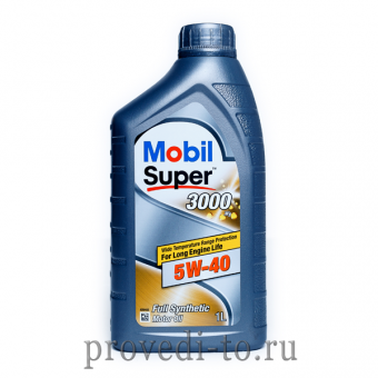 Моторное масло MOBIL Super 3000 SN/CF 5w40,1L, (152567)