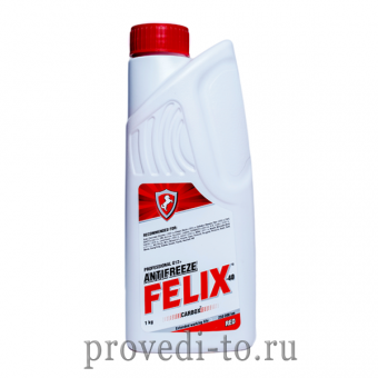 Антифриз FELIX Prolonger красный G12,1L, (4606532003630)