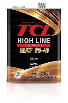 Моторное масло TCL High Line 5W-40 SN/CF,4L, (H0040540)