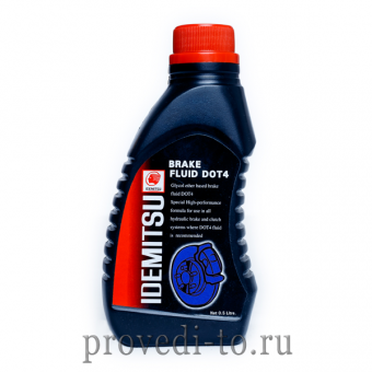 Тормозная жидкость IDEMITSU BRAKE FLUID DOT-4,0.5L, (30485005-812)