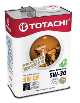 Моторное масло TOTACHI Ultima EcoDrive L SN/CF 5W30,4L, (4562374690929)
