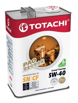 Моторное масло TOTACHI Grand Touring SN 5W40,4L, (4562374690844)
