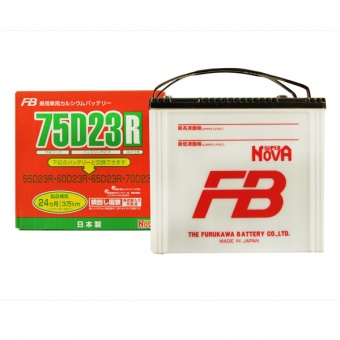 Аккумулятор FURUKAWA BATTERY SUPER NOVA 65Ah/620A (75D23R)