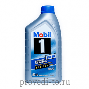 Моторное масло MOBIL 1 SN 5w50,1L, (153631)