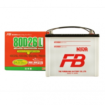 Аккумулятор FURUKAWA BATTERY SUPER NOVA 68Ah/700A (80D26L)